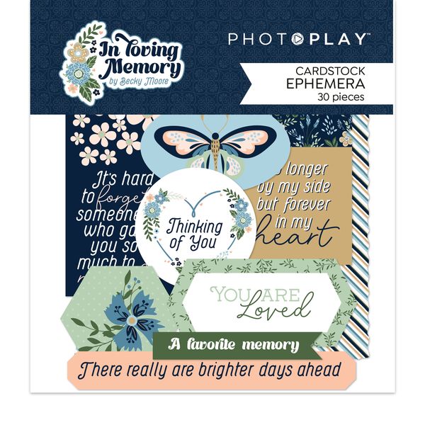 PhotoPlay In Loving Memory Ephemera DS Paper