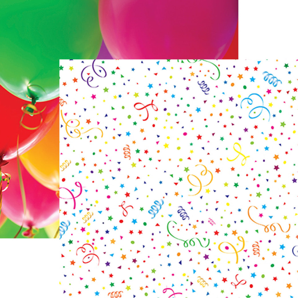 Reminisce It's Party Time: Confetti Celeb DS Paper (1 Sheet)