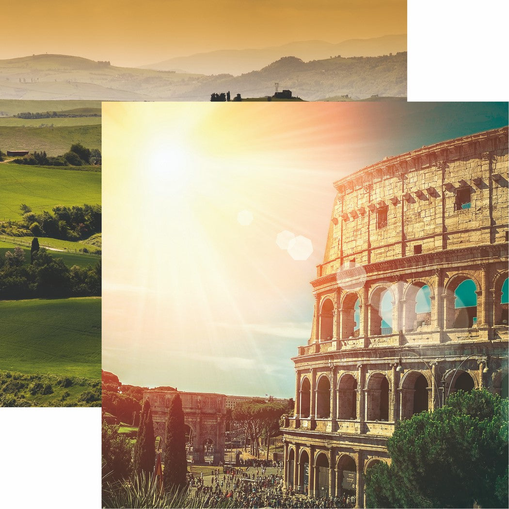 Reminisce Italia: The Colosseum DS Paper (1 Sheet)