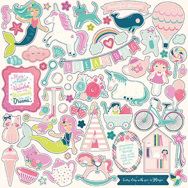 Imagine That Girl Stickers
