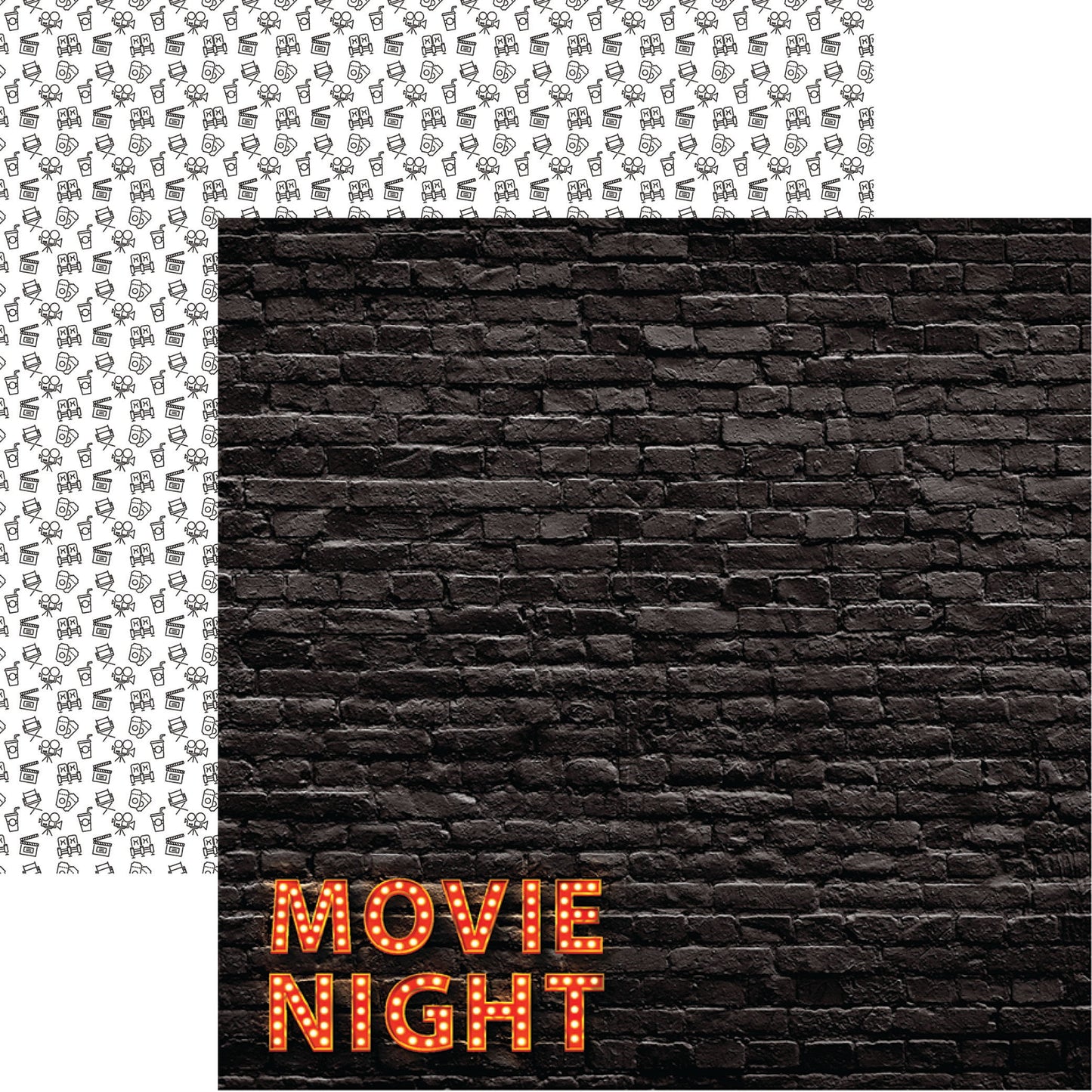 Reminisce It's Showtime: Movie Night DS Paper (1 Sheet)