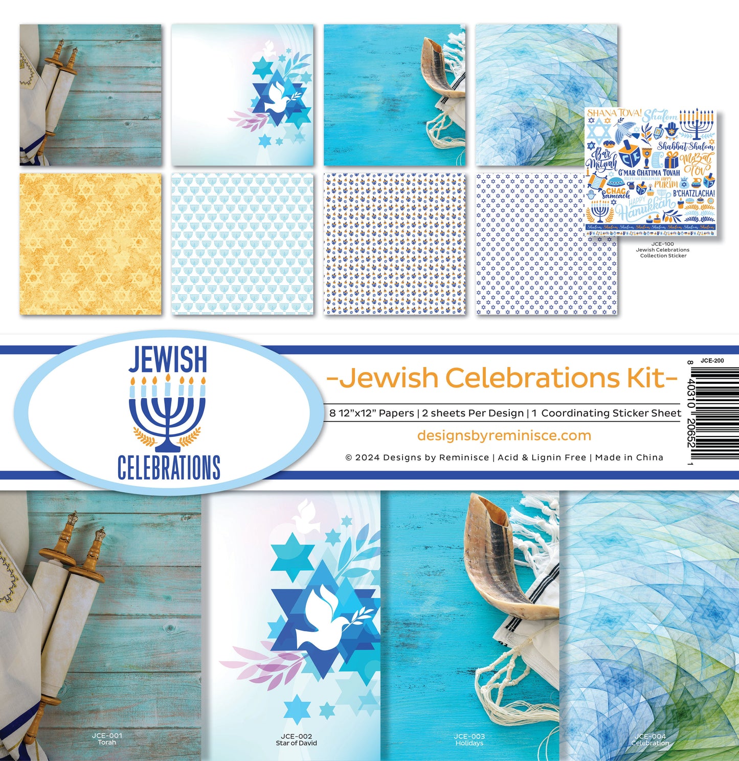 Reminisce Jewish Celebrations Collection Kit