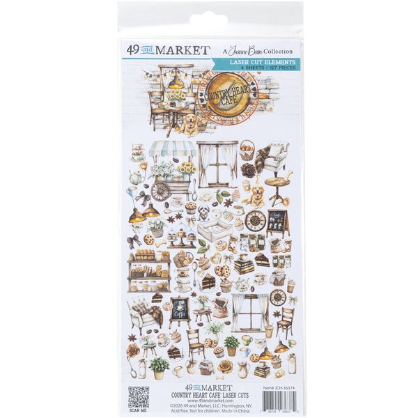 49 And Market Country Heart Café Laser Cut Elements