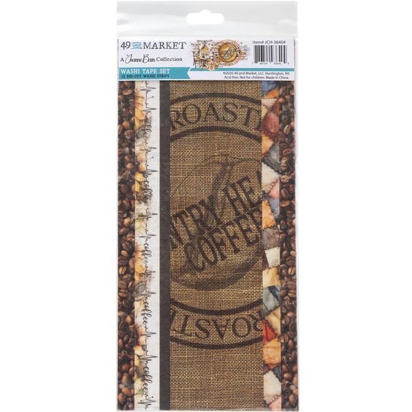 49 And Market Country Heart Café Washi Sheets