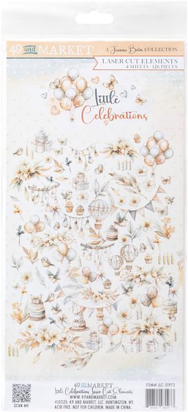 49 and Market Little Celebrations Laser Cut Outs-Elements