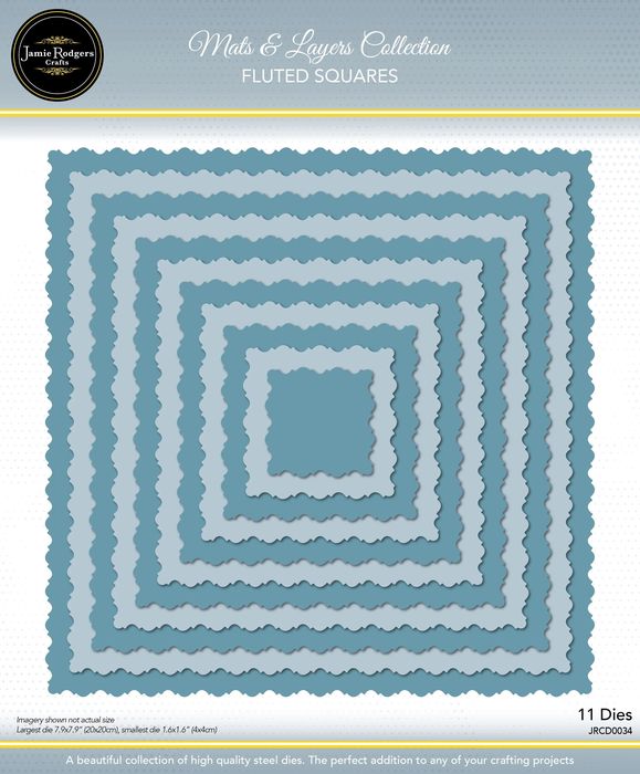 Jamie Rodgers Crafts - Fluted Squares Die Set