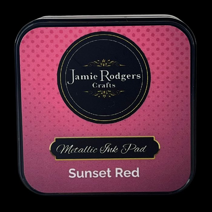 Jamie Rodgers Crafts - Metallic Ink Pads - Sunset Red
