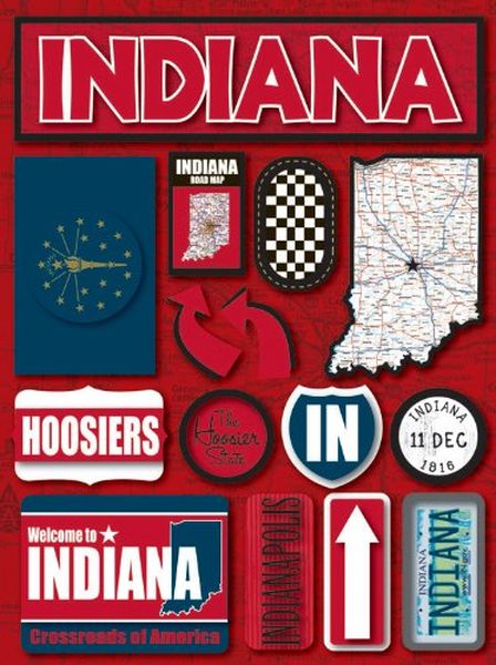 Reminisce - Jet Setters: Indiana 3D Stickers