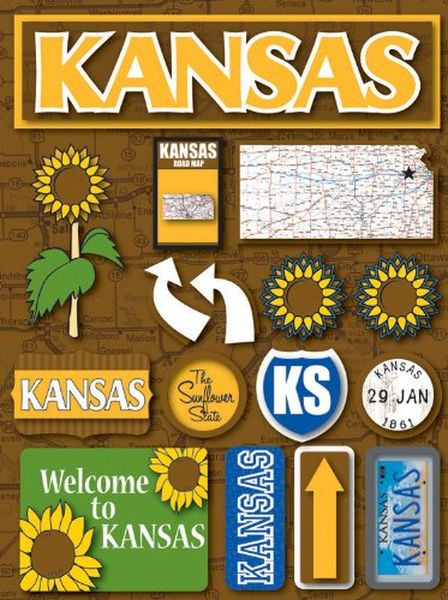 Reminisce - Jet Setters: Kansas 3D Stickers