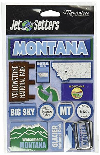 Reminisce - Jet Setters: Montana 3D Stickers