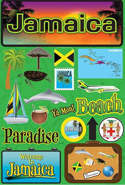 Reminisce Jamaica Jetsetters Stickers 2.0