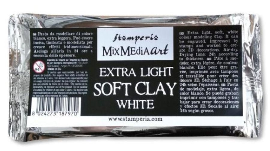 Stamperia Soft Clay White