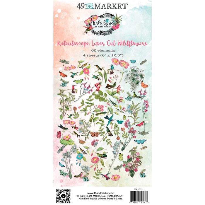 49 And Market Laser Cut Outs-Wildflower, Kaleidoscope
