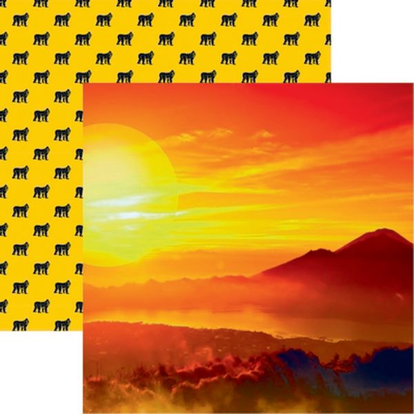 Reminisce King of the Jungle: African Sun DS Paper (1 Sheet)