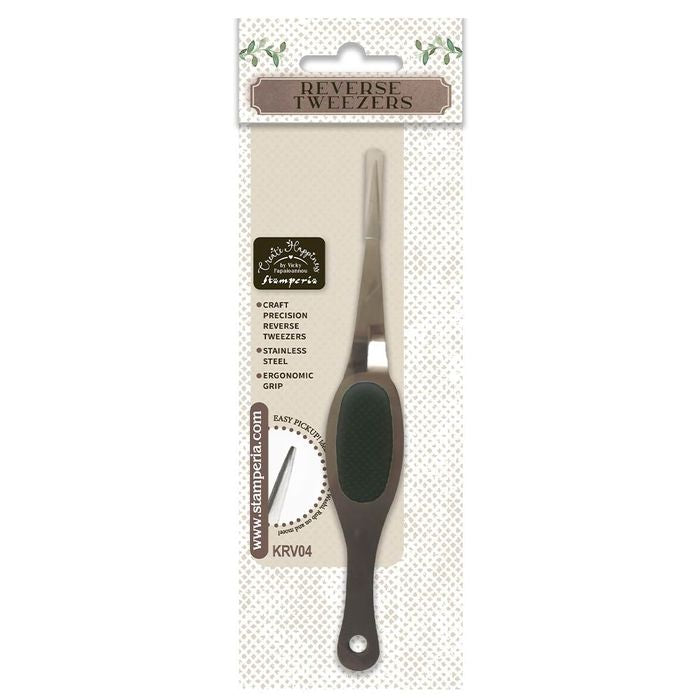 Stamperia Create Happiness Tweezers-Reverse