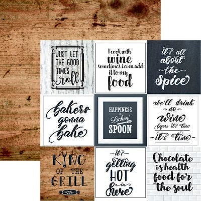 Reminisce Love at First Bite: Love at Fir DS Paper (1 Sheet)