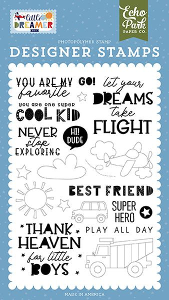 Never Stop Exploring Stamps
