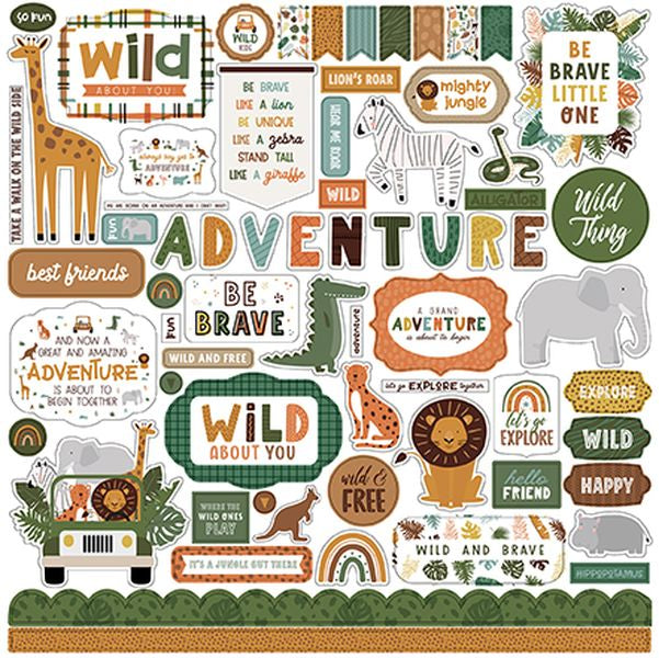 Echo Park Little Explorer Element Sticker