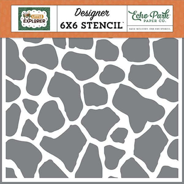 Carta Bella Little Explorer Giraffe Spots Stencil
