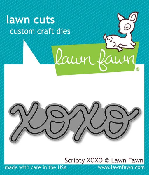 Lawn Fawn: Lawn Cuts - Scripty XOXO