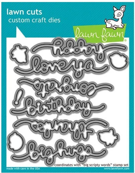 Lawn Fawn Big Scripty Words Die Cut