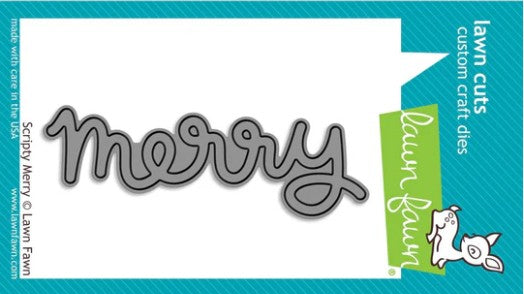 Lawn Fawn Lawn Cuts - Scripty Merry Die