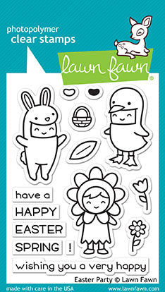 Lawn Fawn Easter Party Clear Stamp Set