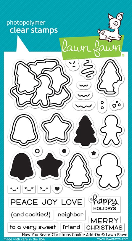 Lawn Fawn How you Bean? Christmas Stamp set