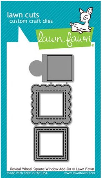 Lawn Fawn Reveal Wheel Square Window Die Cuts