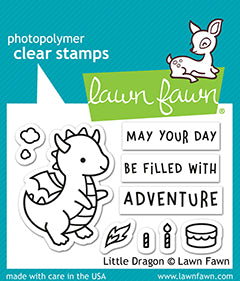 Lawn Fawn Little Dragon Stamp Set