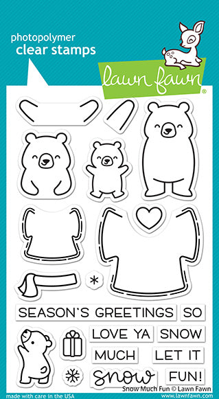 Lawn Fawn Stamps: Snow Much Fun