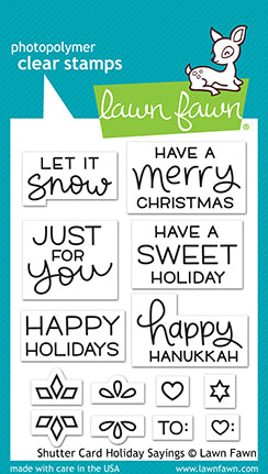 Lawn Fawn Stamps: Shutter Card