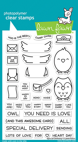 Lawn Fawn Special Delivery Stamp Set