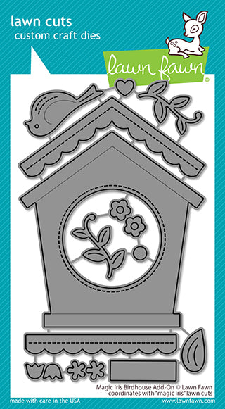 Lawn Fawn Magic Iris Birdhouse Add-on Die