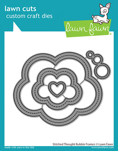 Lawn Fawn Stitched Thought Bubble Frames