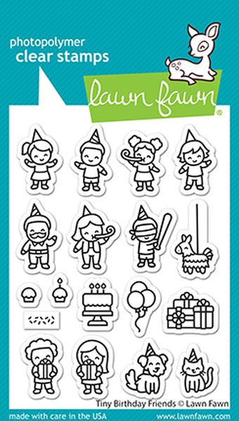 Lawn Fawn Tiny Birthday Friends Stamps
