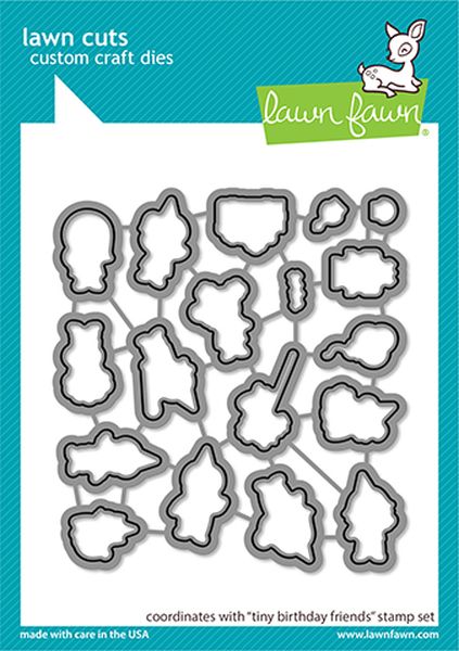 Lawn Fawn Tiny Birthday Friends Craft Die