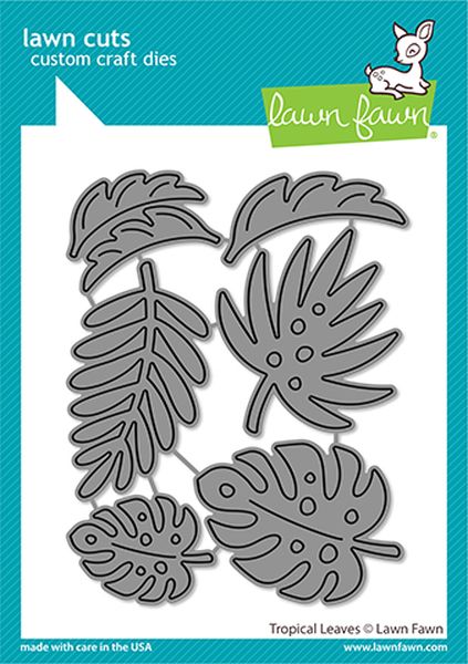 Lawn Fawn Tropical Leaves Craft Die