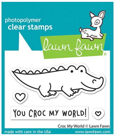 Lawn Fawn Croc My World