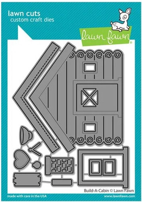 Lawn Fawn Build A Cabin Metal