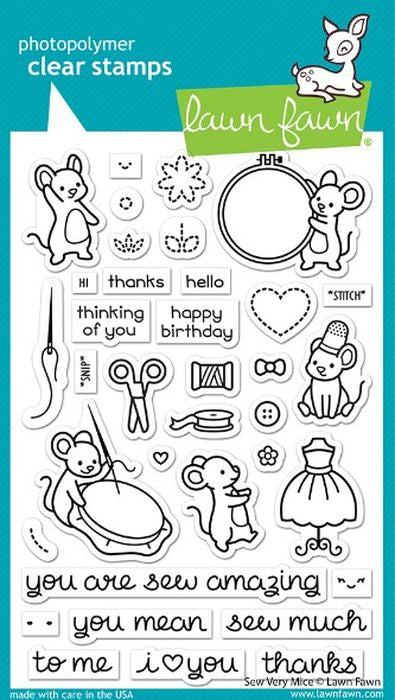 Lawn Fawn Sew Very Mice