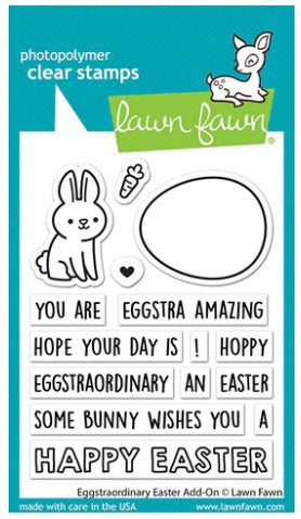 Lawn Fawn Eggstraordinary easter add-on stamp