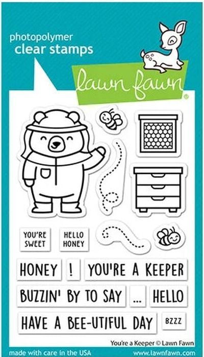 Lawn Fawn You're a Keeper Stamp Set