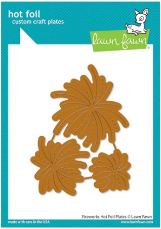Lawn Fawn Fireworks hot foil plates (retired)