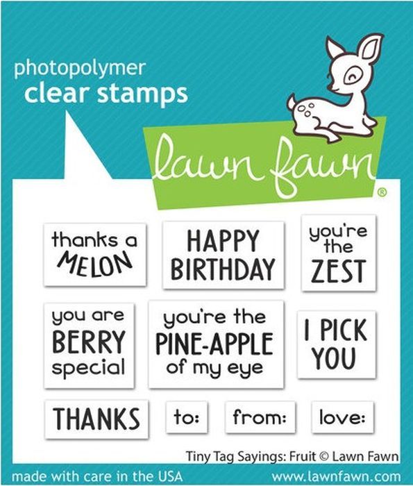 Clear Stamps Tiny Tag Sayings F