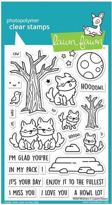 Clear Stamps Wild Wolves