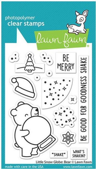 Little Snow Globe: Bear Clear Stamps