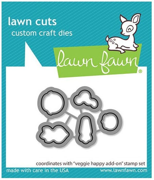 Lawn Fawn Veggie Happy Dies