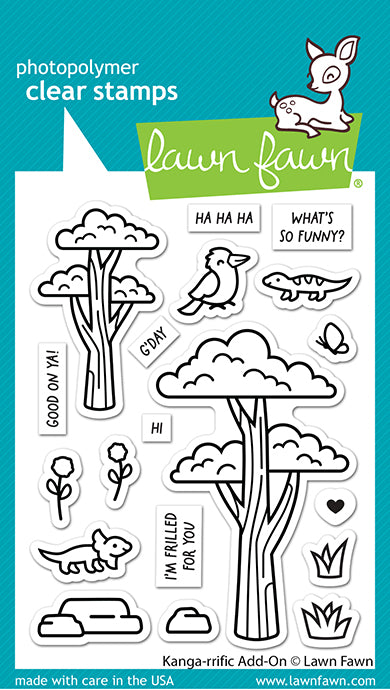 Lawn Fawn Kanga-rrific Add On Stamp