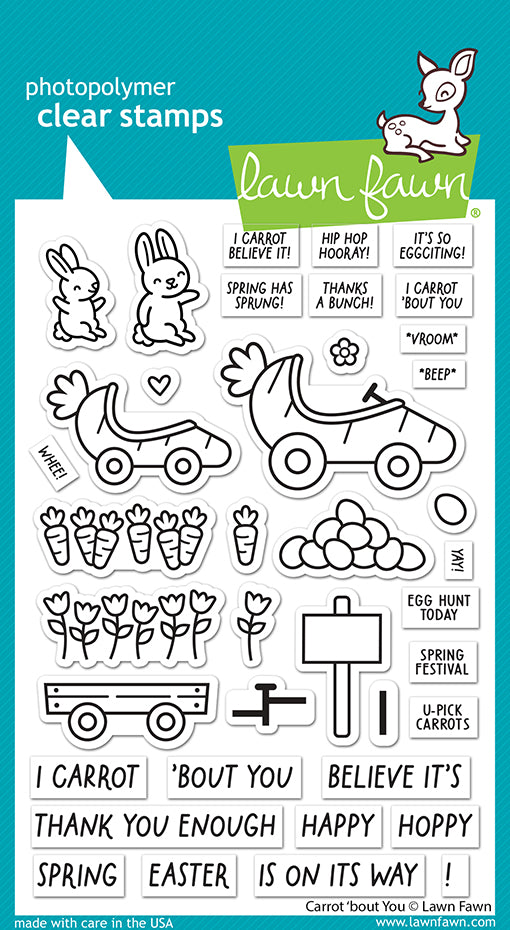 Lawn Fawn Carrot Bout You Stamp